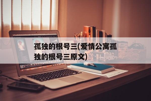 孤独的根号三(爱情公寓孤独的根号三原文)