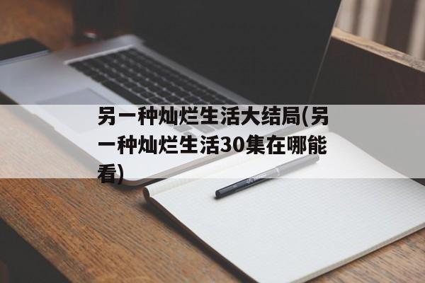 另一种灿烂生活大结局(另一种灿烂生活30集在哪能看)